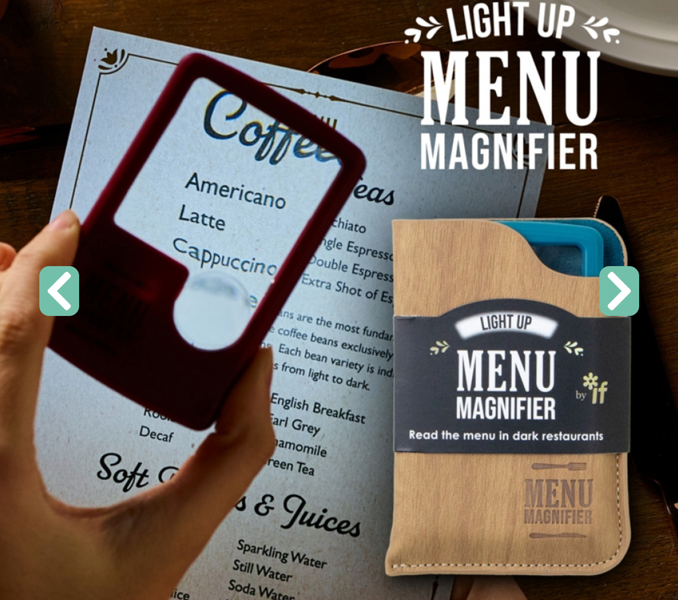 Light Up Menu Magnifier