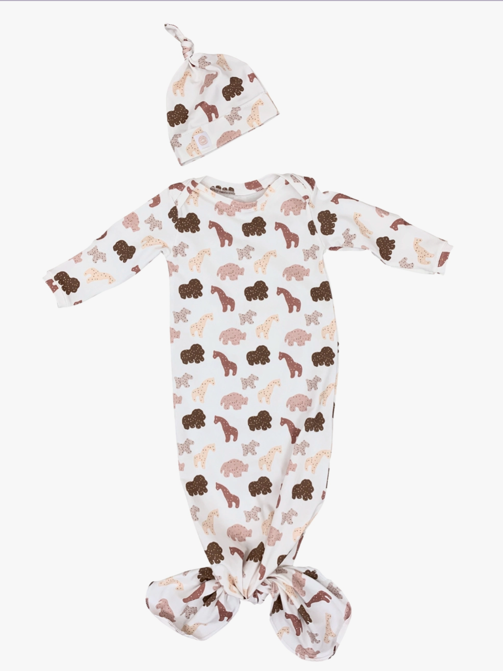 Cookie Party Knotted Gown Set