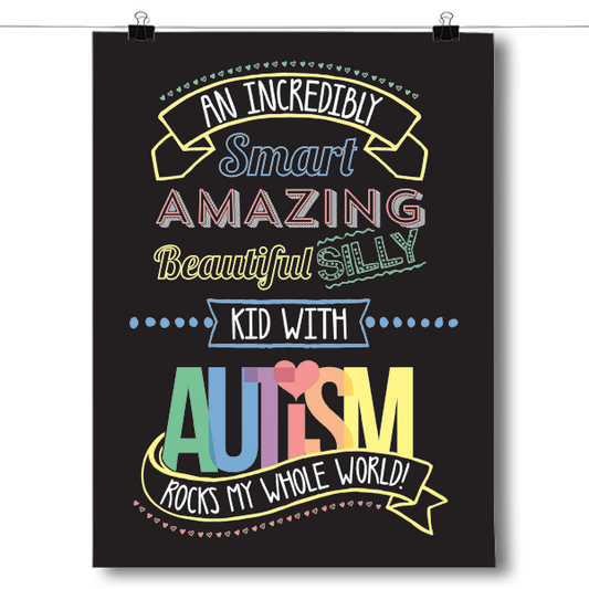 Always Unique Awesome Autism Awareness Supporters Poster by The Perfect  Presents - Pixels