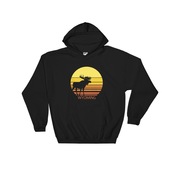 Wyoming Sun Moose Hoodie - Unisex – The Wyoming T-Shirt Company