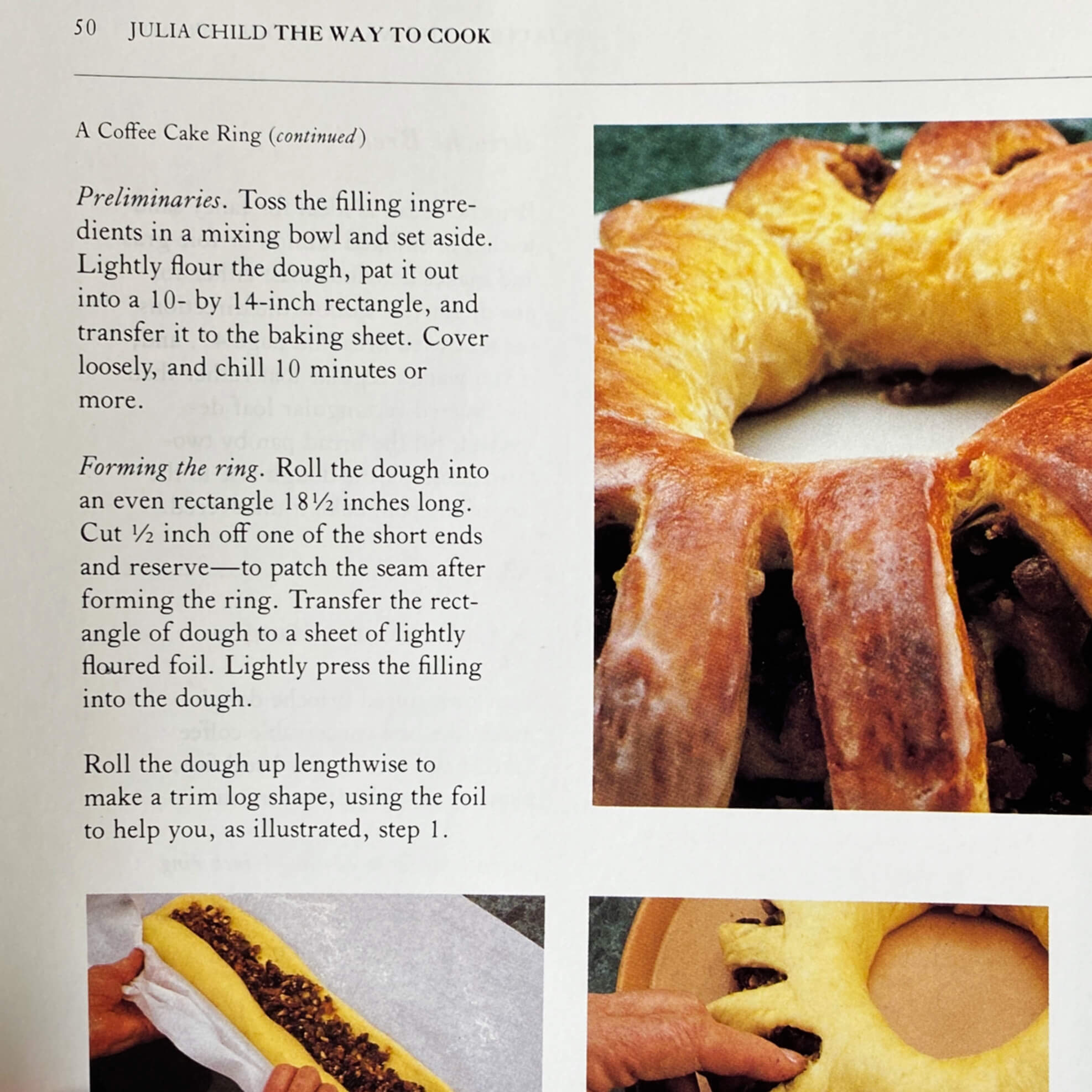 The Way To Cook Julia Child 1989 Edition Oversized Cookbook In   Coffee Cake Ring Julia Child 1 2048x2048 