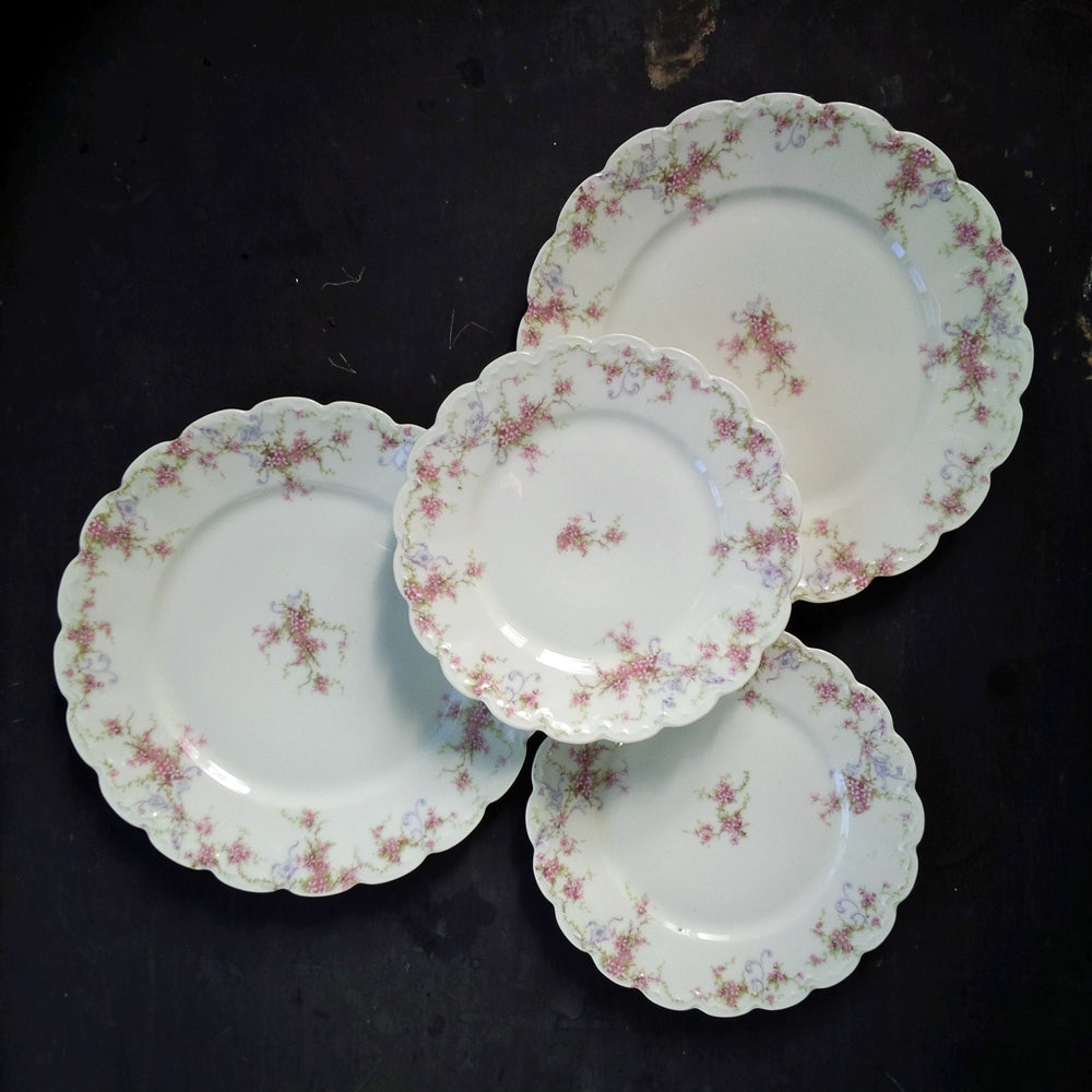 Antique Theodore Haviland Limoges France Dinner & Salad Plates Circa