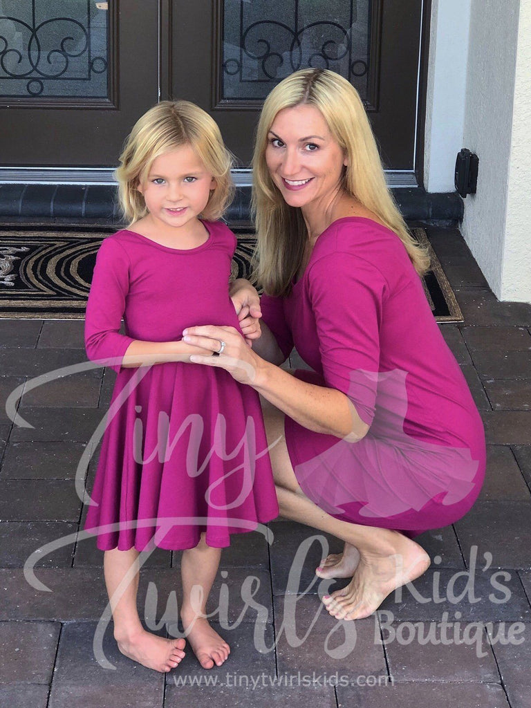 purple mommy and me dresses