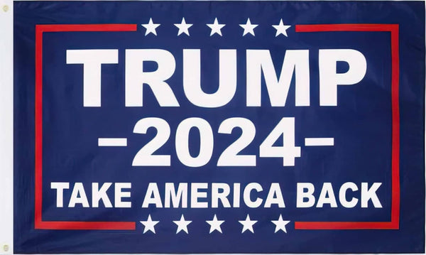 Trump 2024 Take America Back Flag 3 X 5 Size