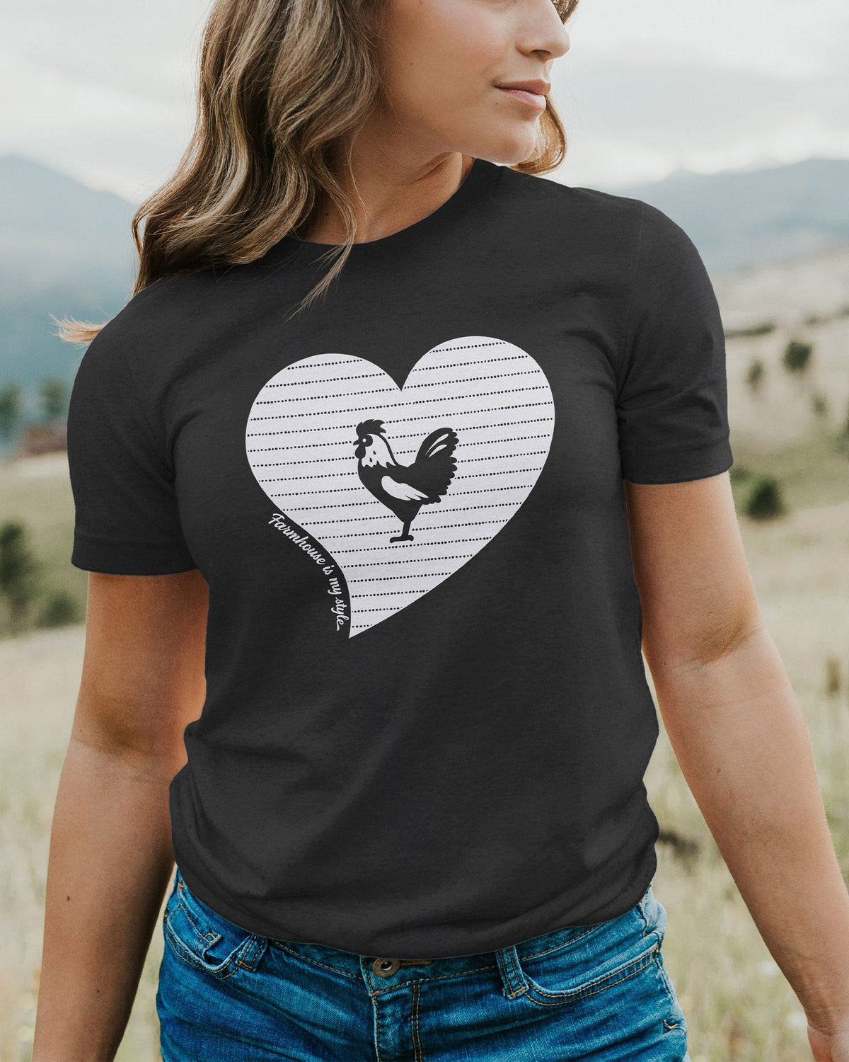 Shiplap Rooster T-Shirt Tee - Farmhouse Is My Style