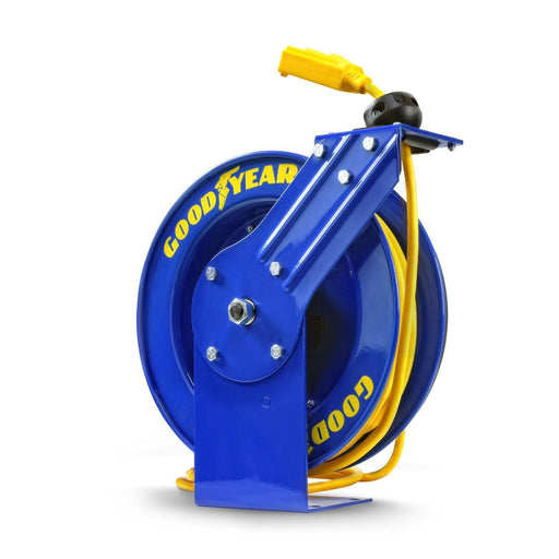 Goodyear Heavy-Duty Retractable Extension Cord Reel - 12AWG, 65