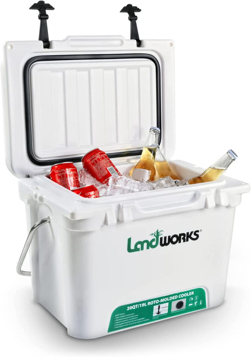 Landworks Rotomolded Wheeled Ice Cooler (Upgraded) - 11 Gal, Built