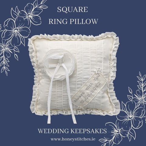 Wedding ring pillow 