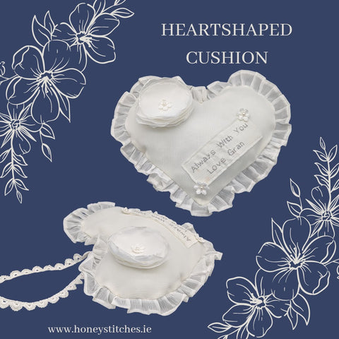Heart shaped cushions