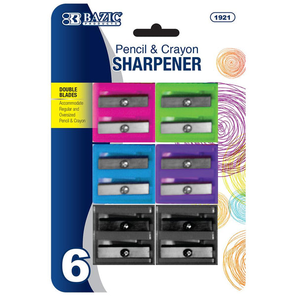 Bazic Round Pencil Sharpener (12 / Pack)