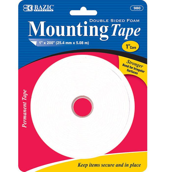 Bazic 3/4 x 1000 Transparent Tape Refill (3/pack)