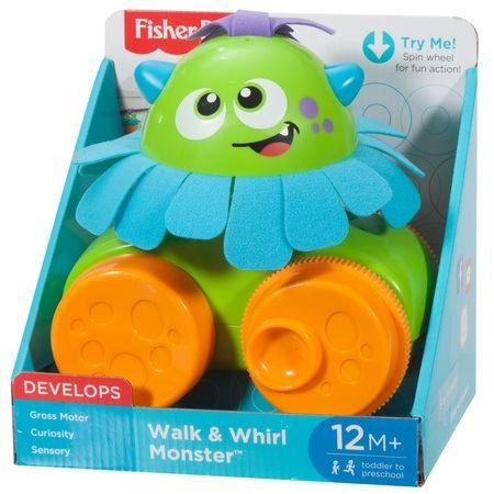 fisher price walk and whirl monster