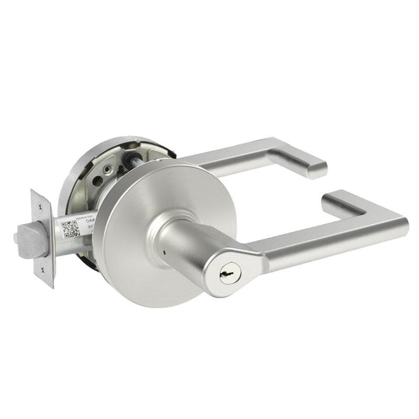 Right Weslock Traditonale Bordeau 640 Gray Keylock Lever Handle