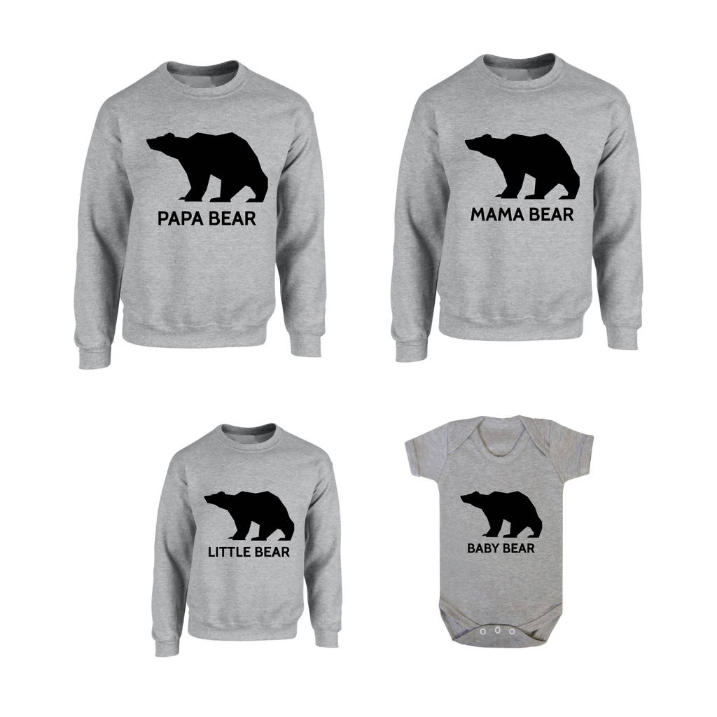 mama bear and baby bear jumper