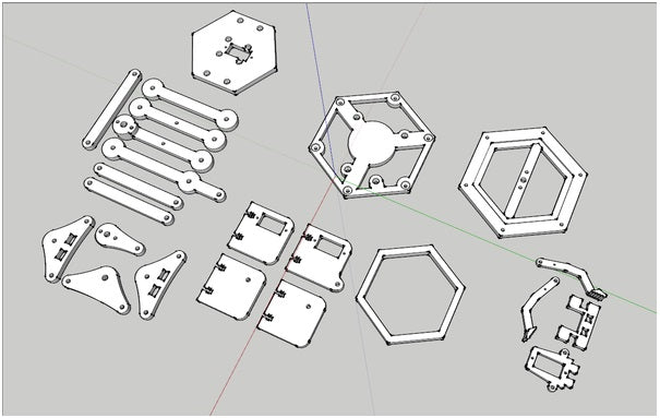 3D printed parts