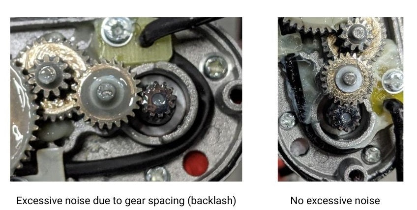  Gears inside the gearbox