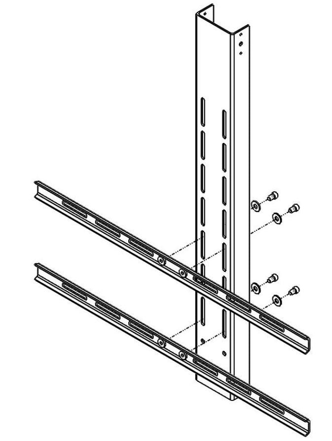 Drop down TV lift system connection