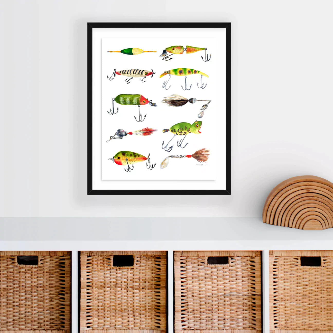 Fishing Lures Print