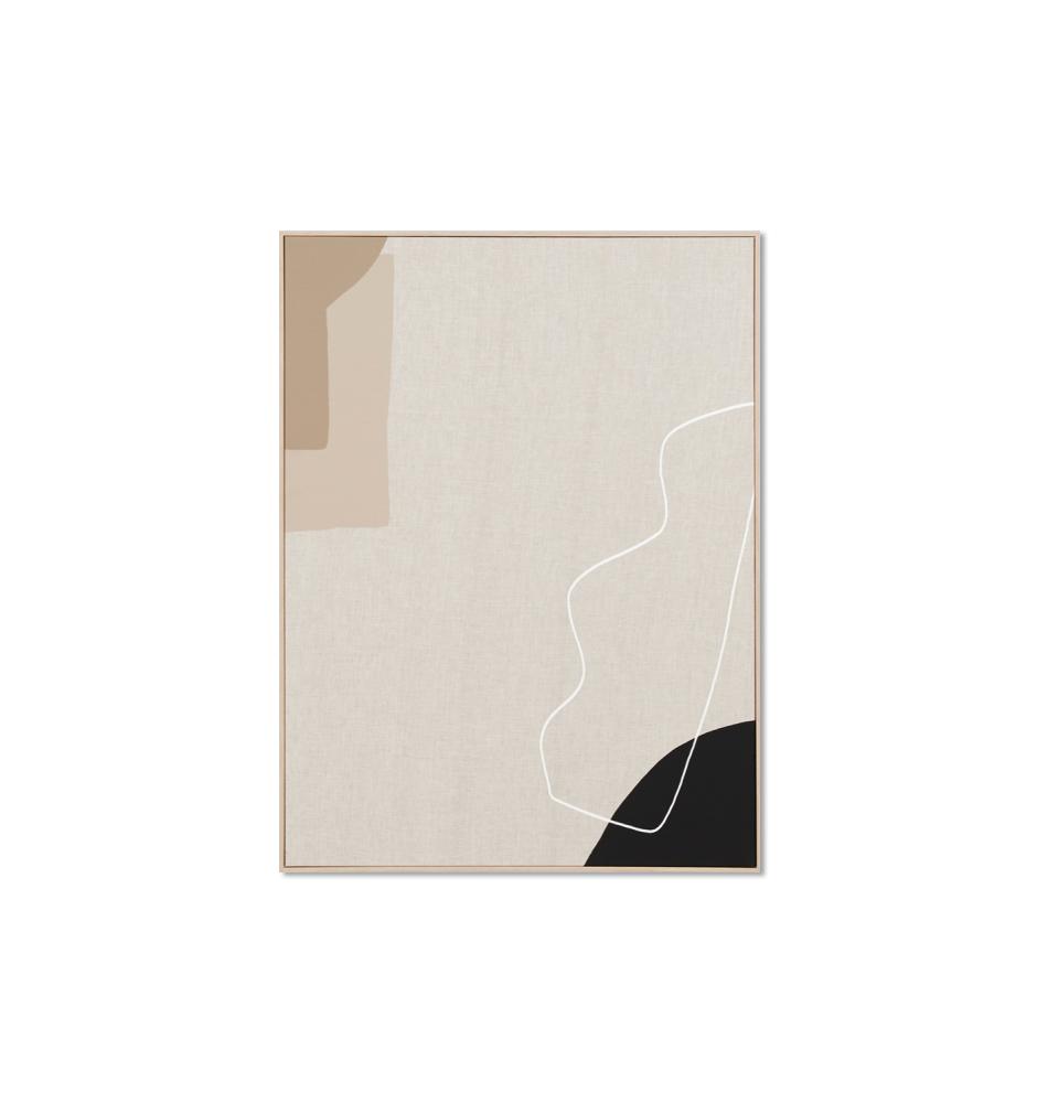 Ex Display - Arles Fawn 2 Framed Canvas Wall Art Print