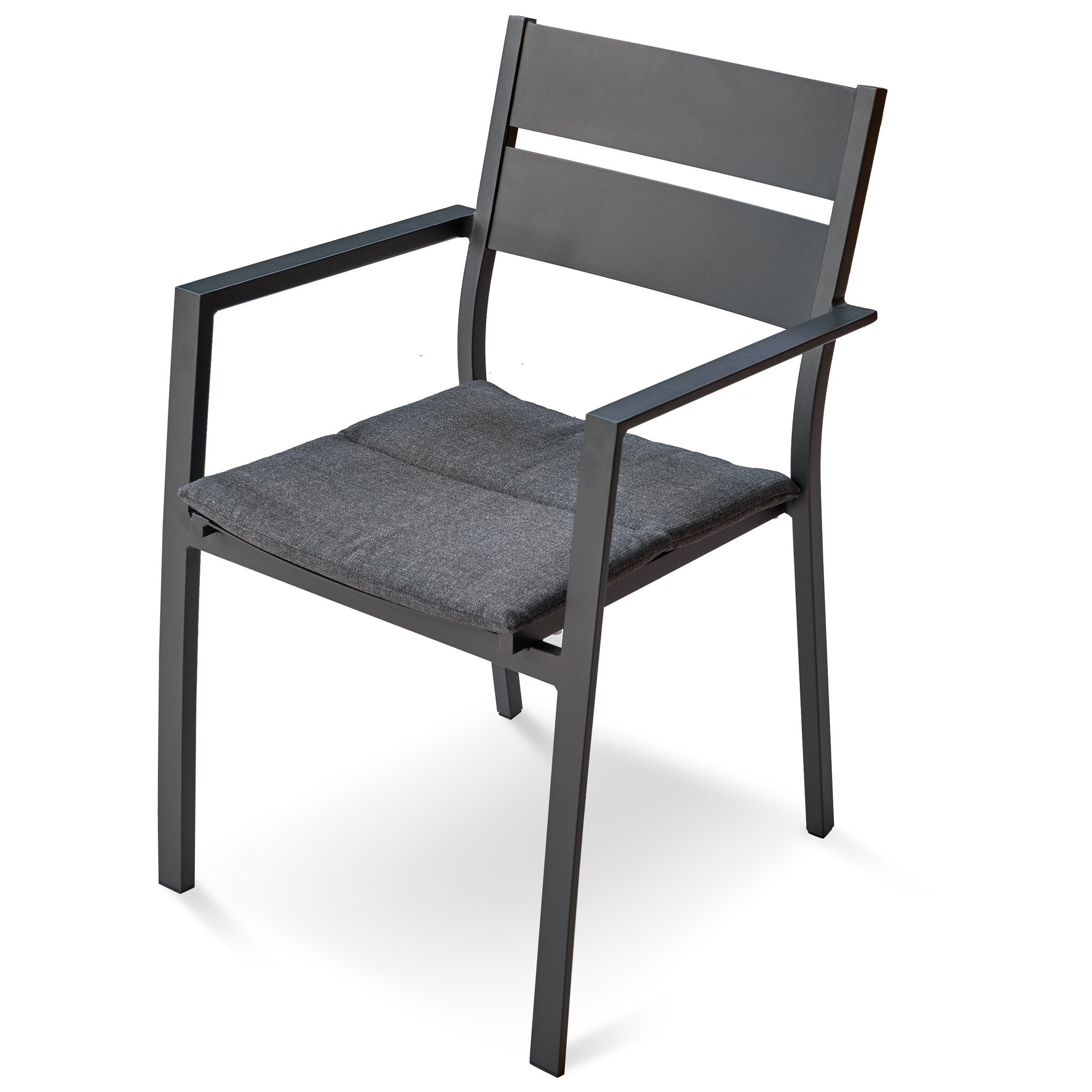 grey metal outdoor chairs