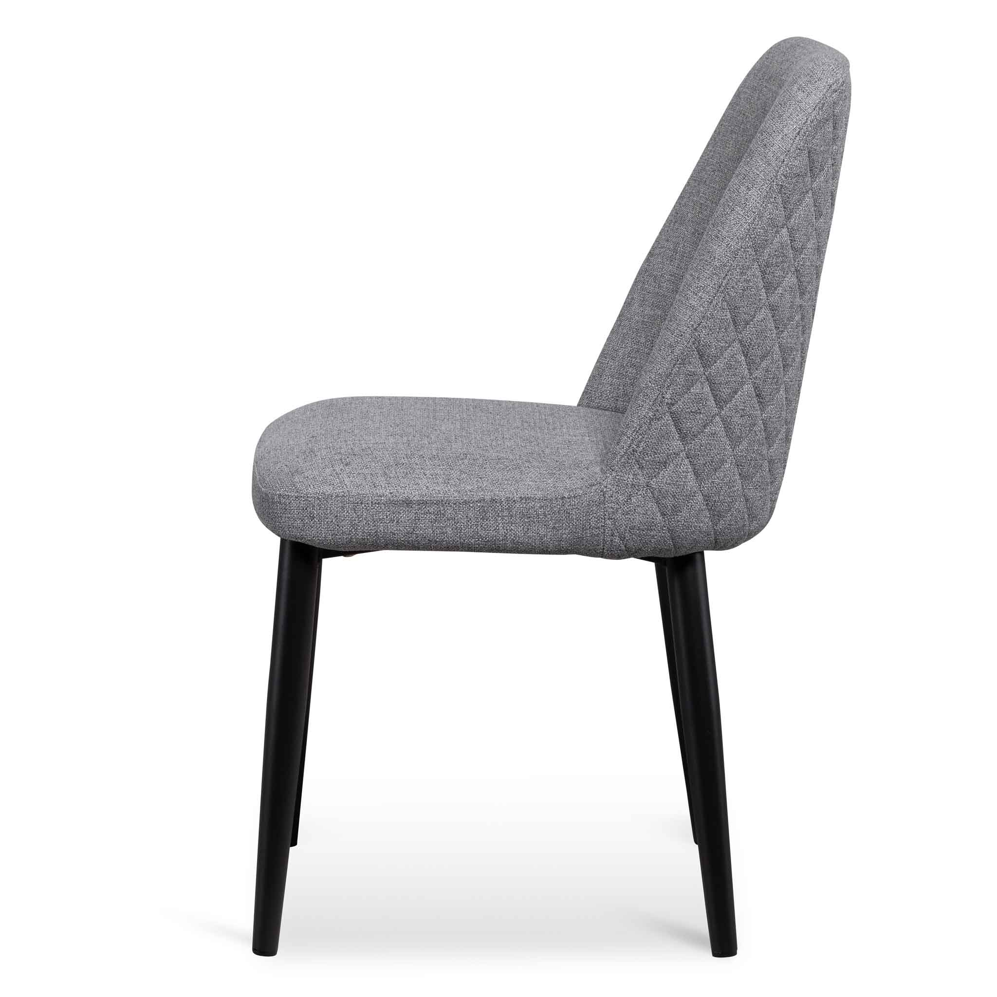 rissa mod gray dining chair