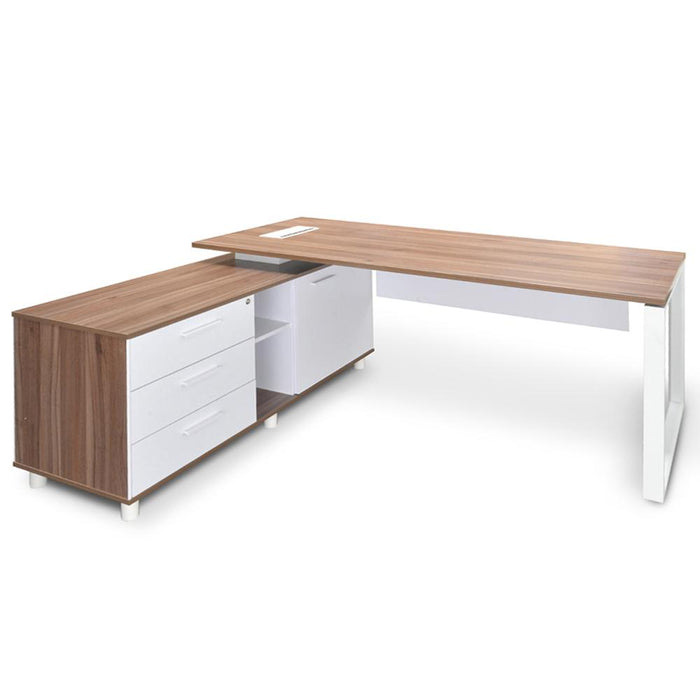 Halo 1 8m Executive Office Desk With Left Return Upgraded Legs