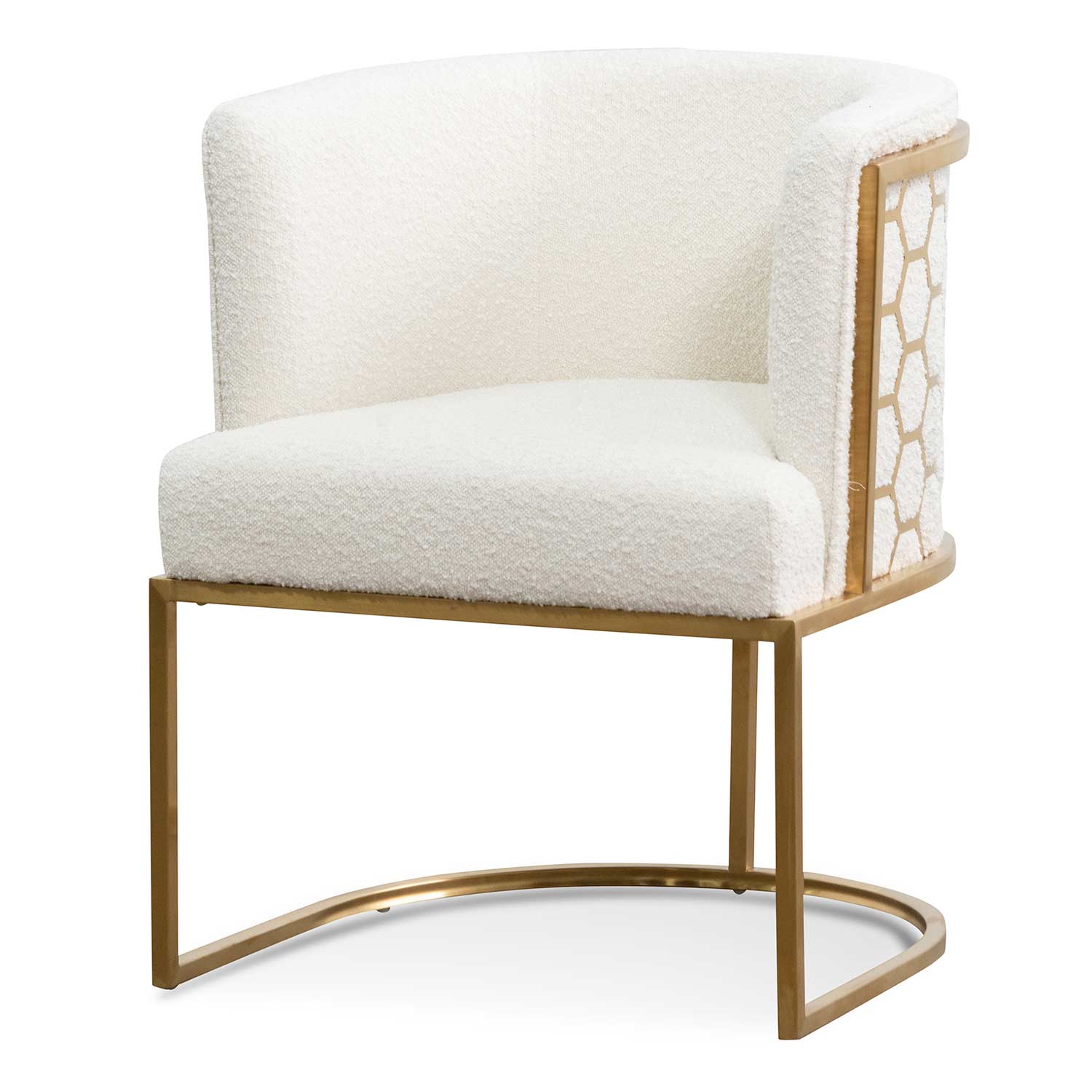 gold bedroom chair