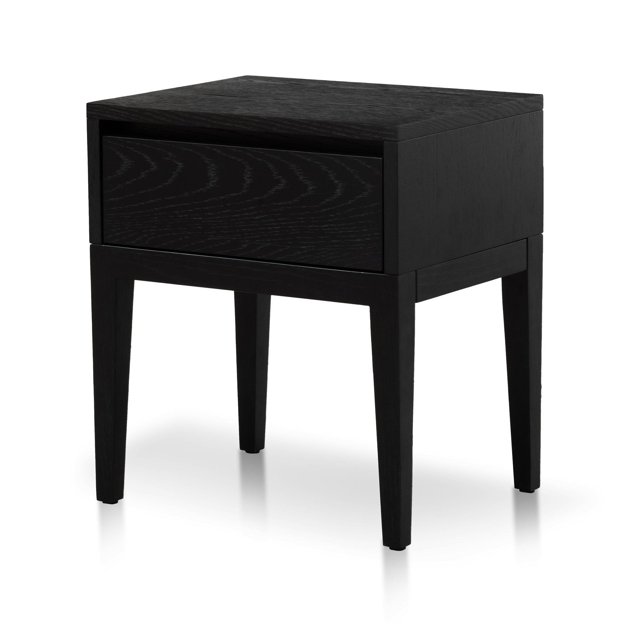 Penley Bedside Table Black Oak Interior Secrets