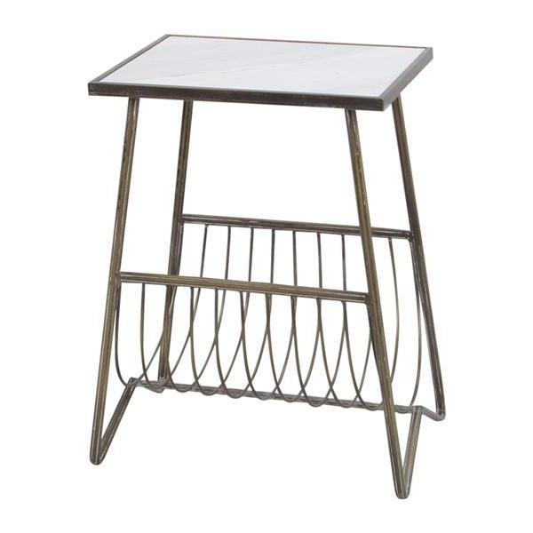 Roly Side Table Magazine Holder Stand Interior Secrets