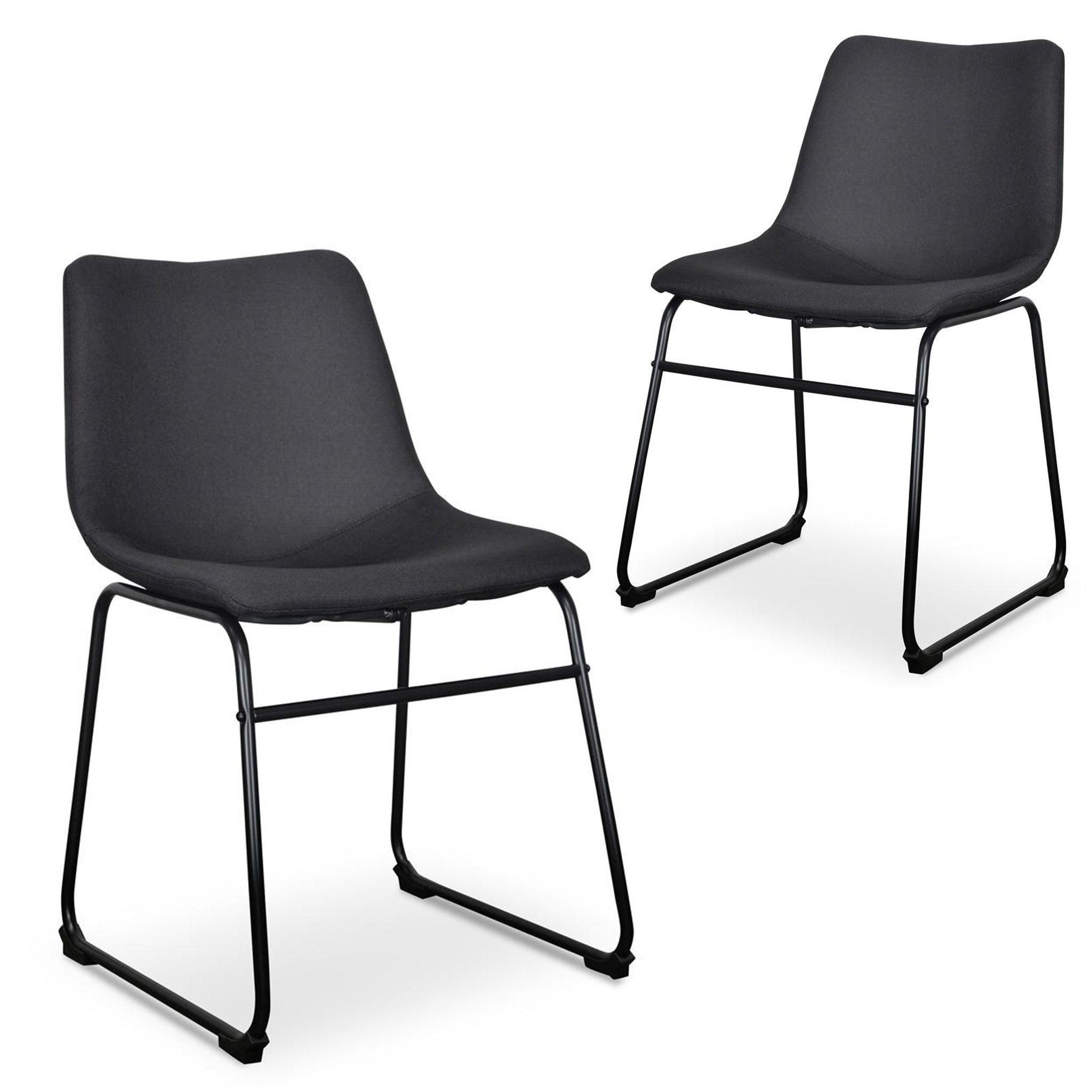 modern dining room chairs black