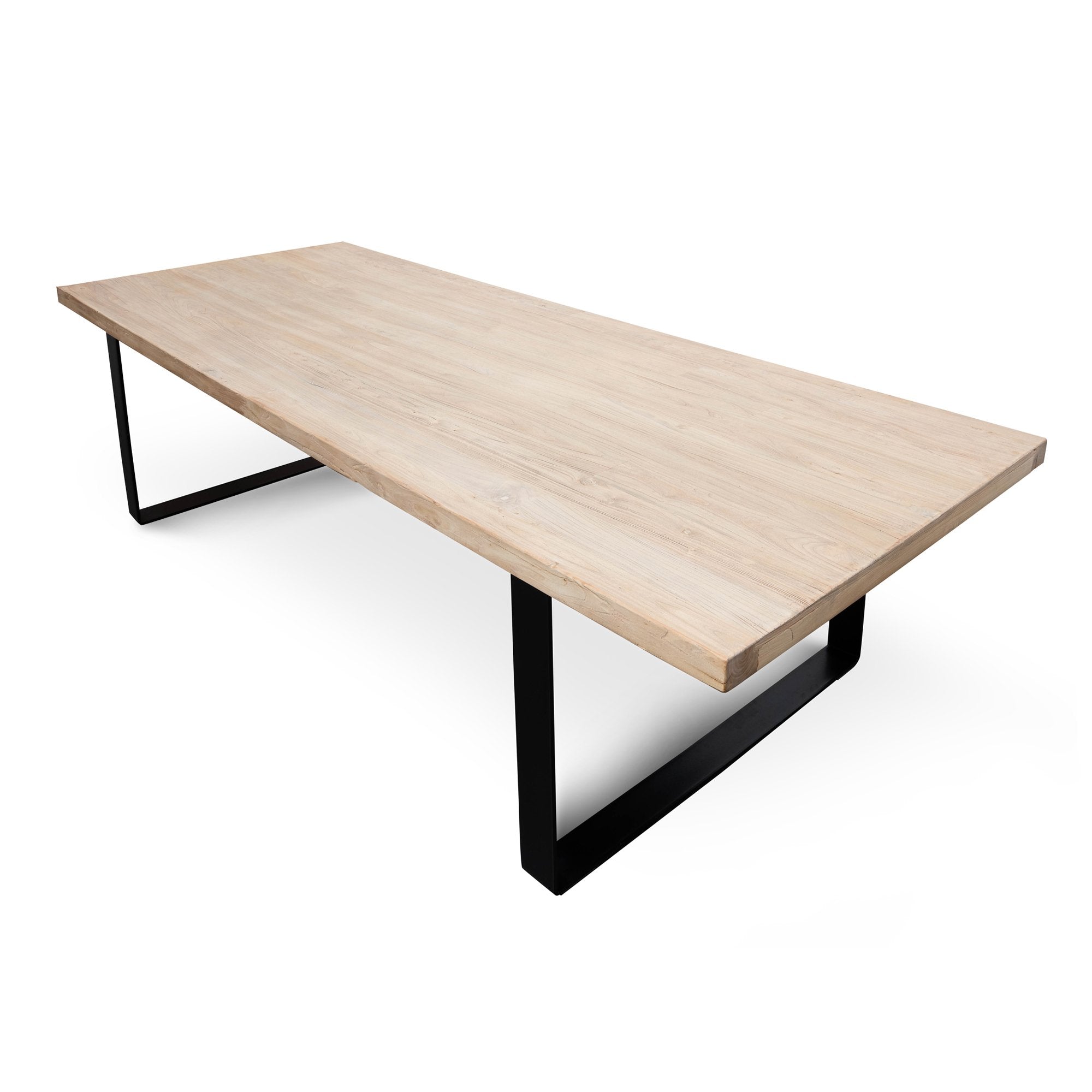 Dalton Reclaimed Elm Wood Dining Table 3m - Rusti.. | Interior Secrets