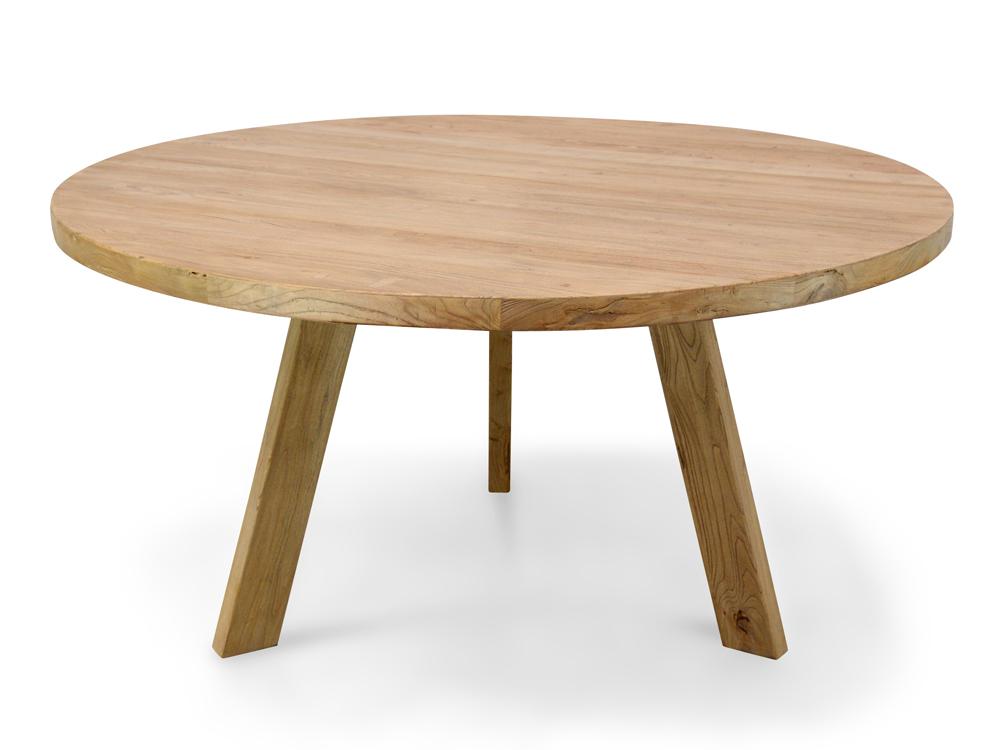 Ethan Reclaimed Elm Wood 1 5m Round Dining Table Interior Secrets