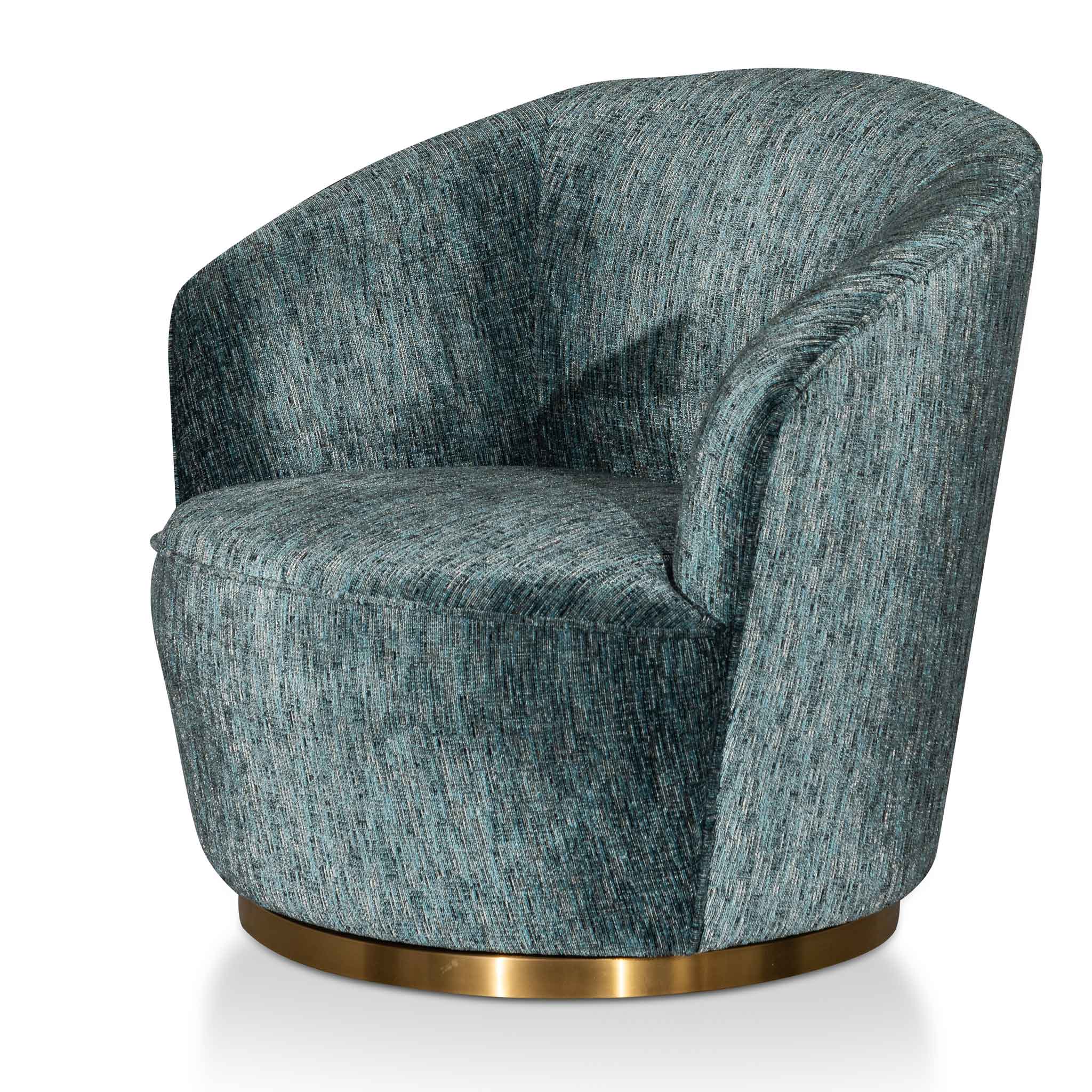 fredric fabric lounge chair  emerald green