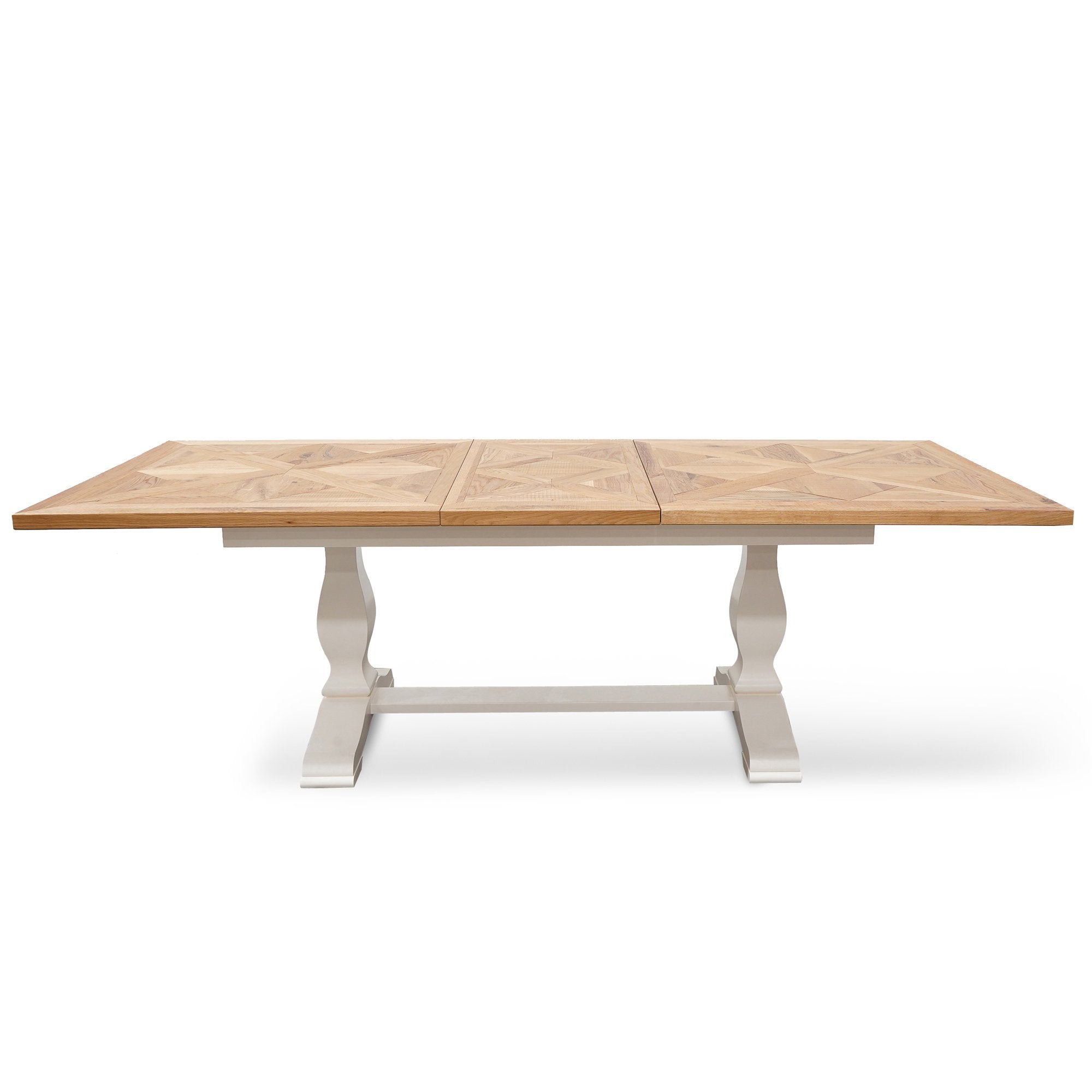 Oliva 1.9-2.4m Extendable Wooden Dining Table - Natural 