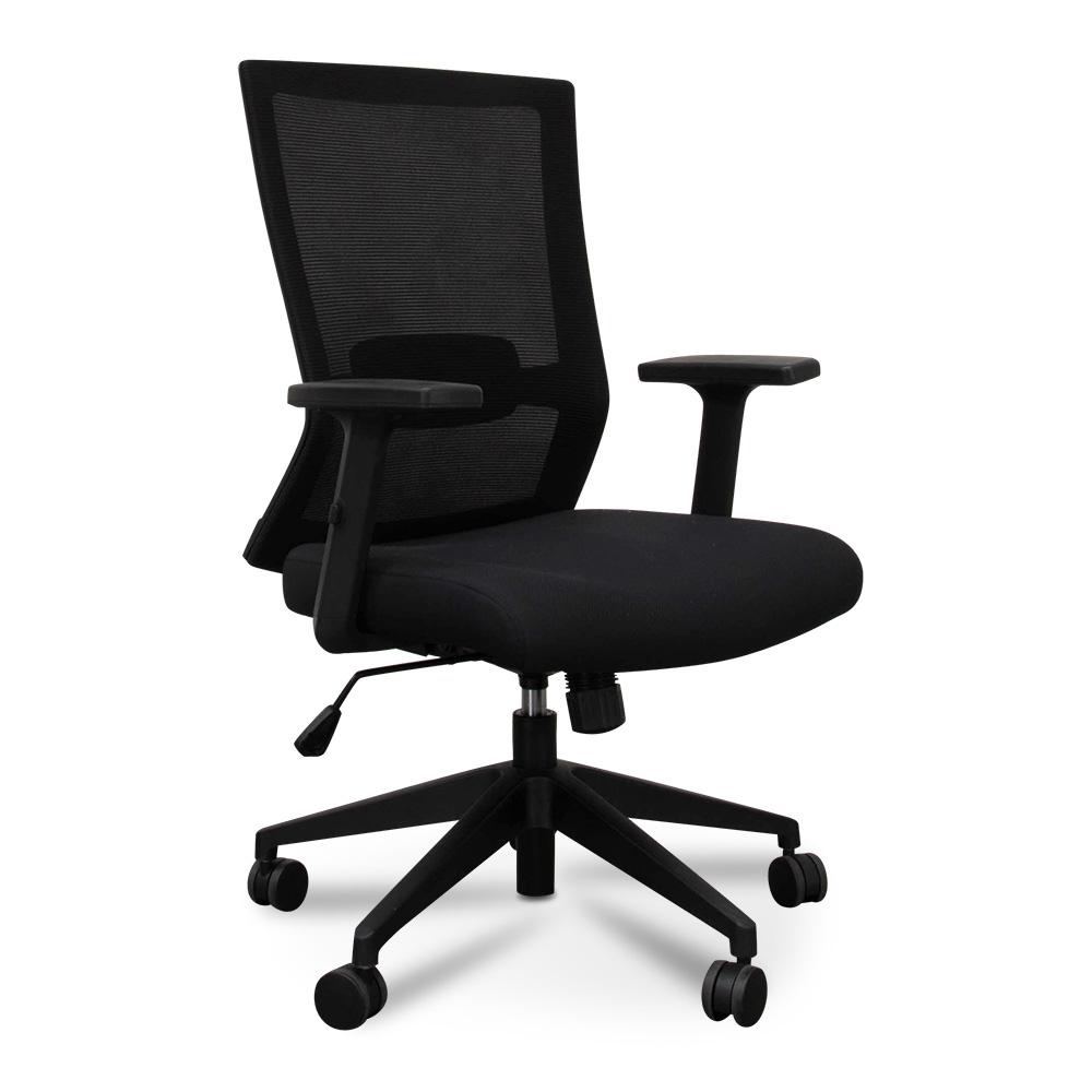 Simon Mesh Boardroom Office Chair - Black | Interior Secrets