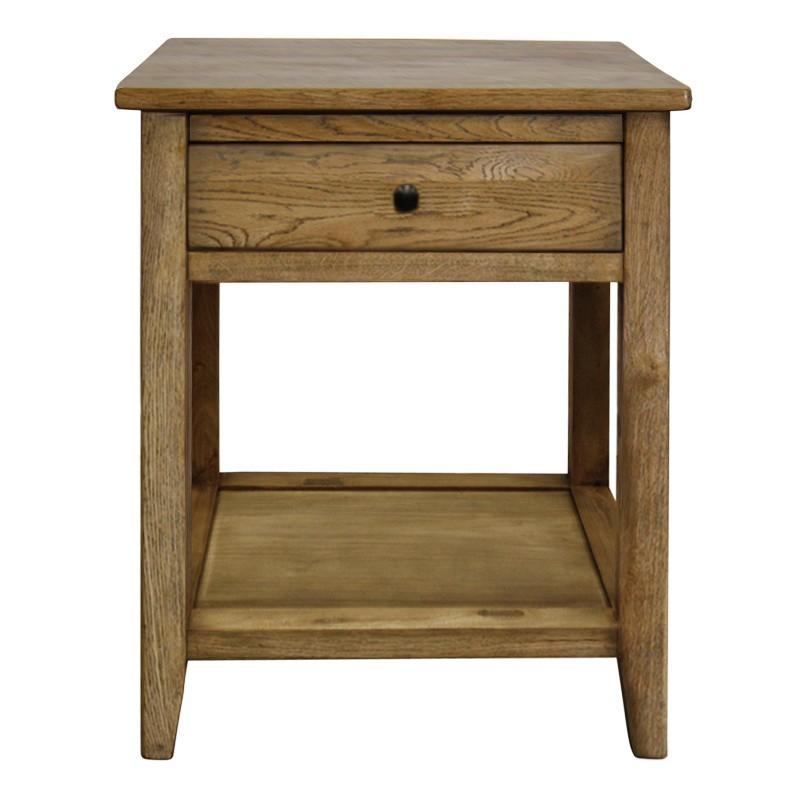 Vermont Oak Bedside Table Natural Interior Secrets