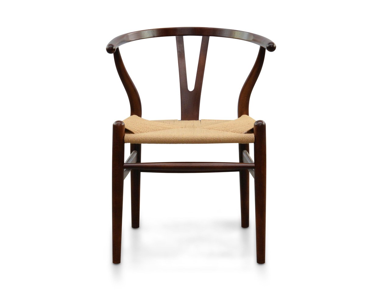Wishbone Cord Wooden Dining Chair - Hans Wegner Replica ...