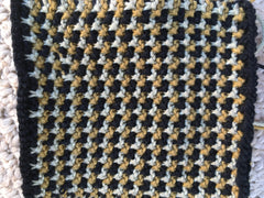 dishcloth in Triple L Tweed stitch