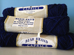 skeins of vintage sock yarn Bear Brand Caprice