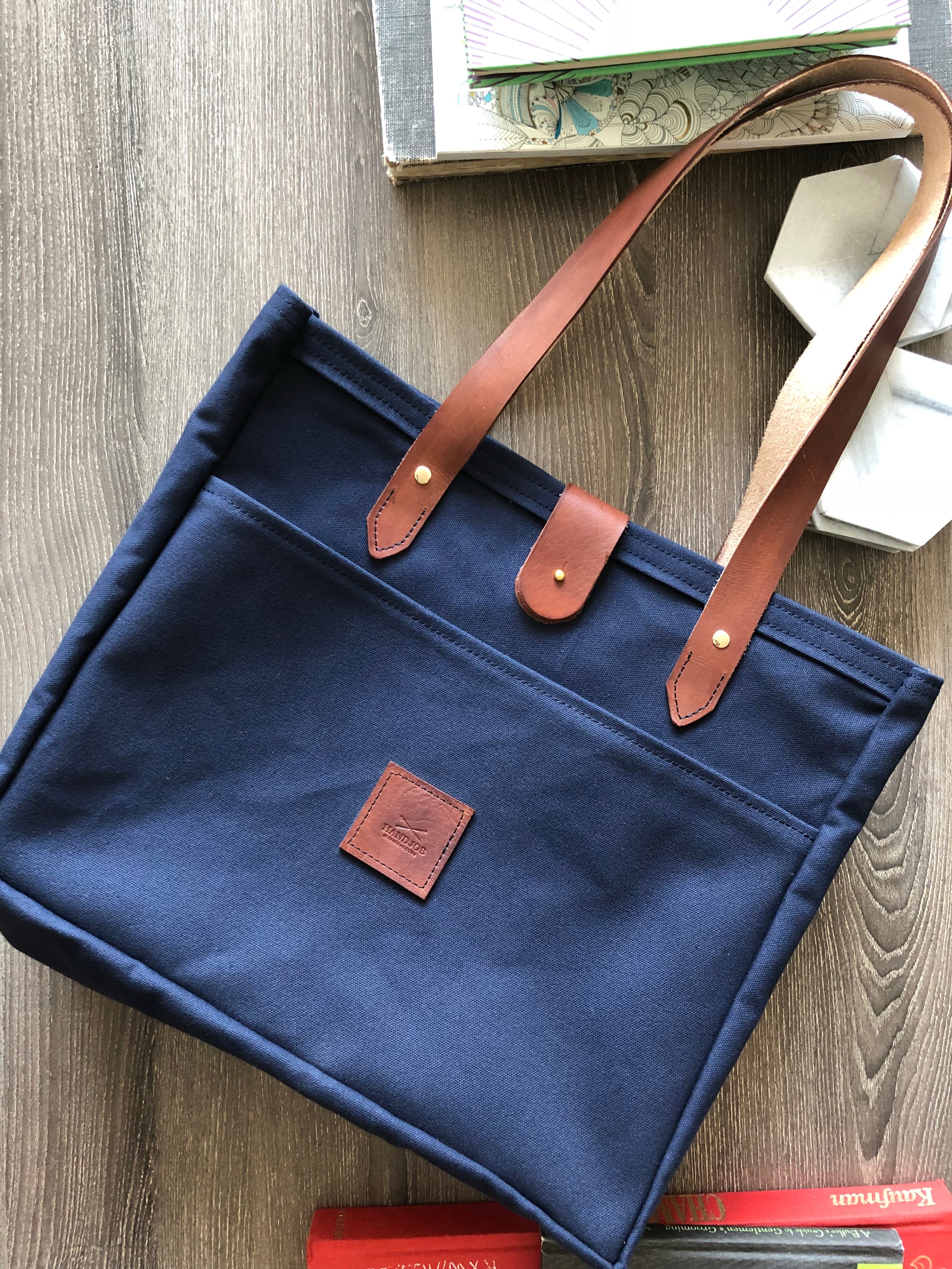 navy blue bag