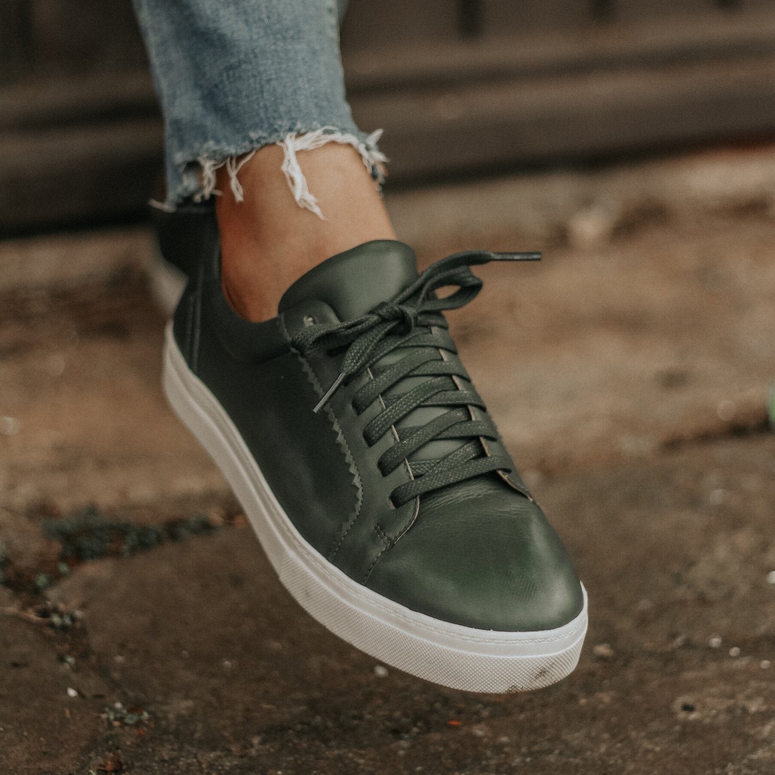 tenis casual feminino verde