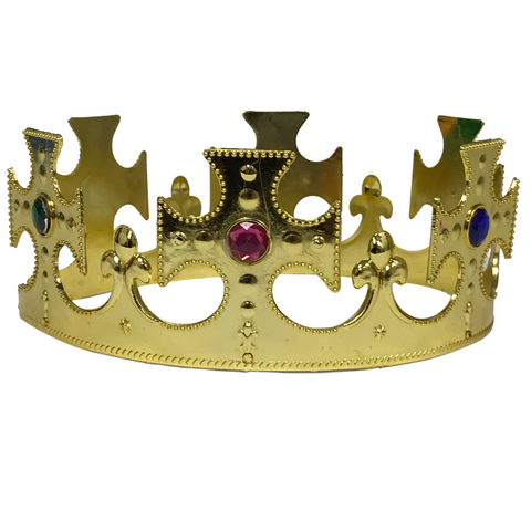 Gold Jeweled Crown Each Mardi Gras Spot