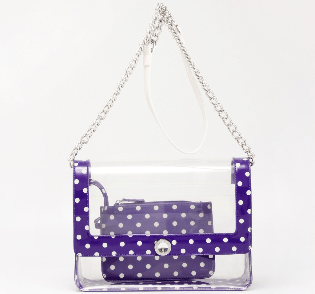 Chrissy Clear Medium SCORE!™ Cross-Body Stadium Compliant Bag – The Nod ...