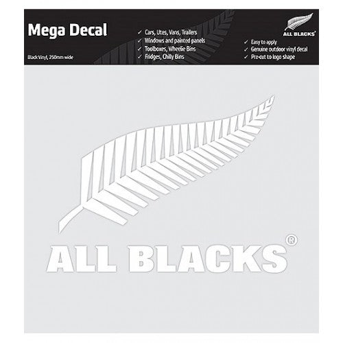 All Blacks Car Logo Sticker White