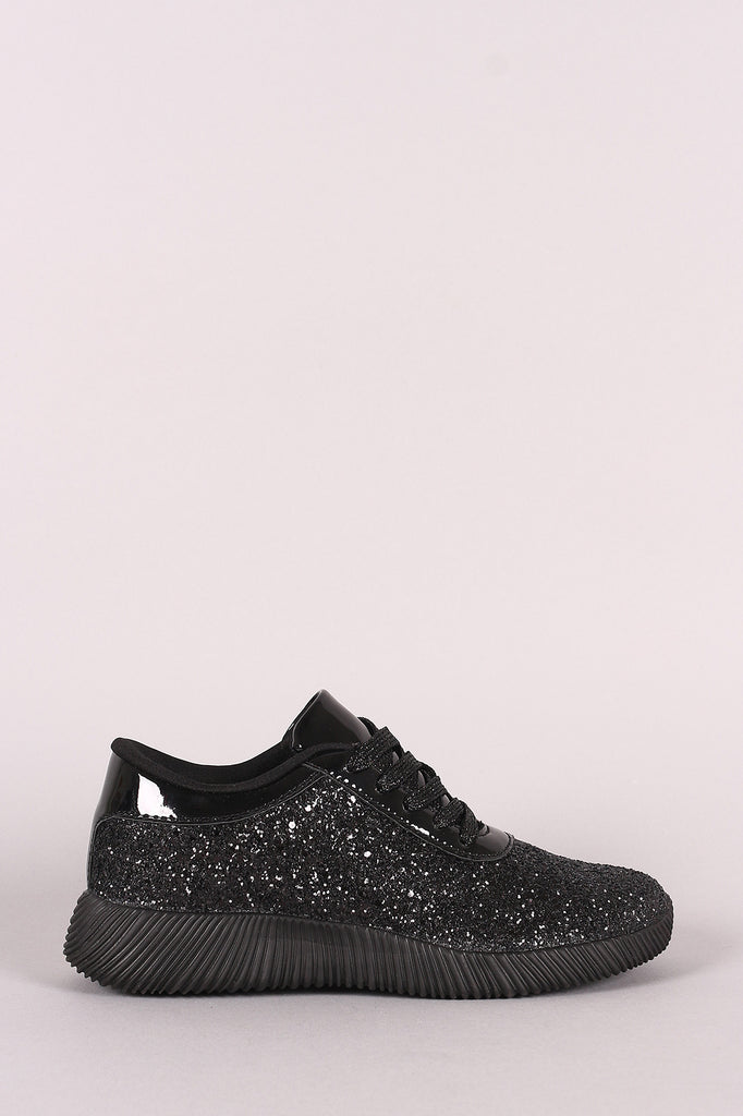 glitter ridge sneakers