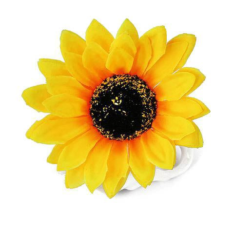 sunflower hair clip