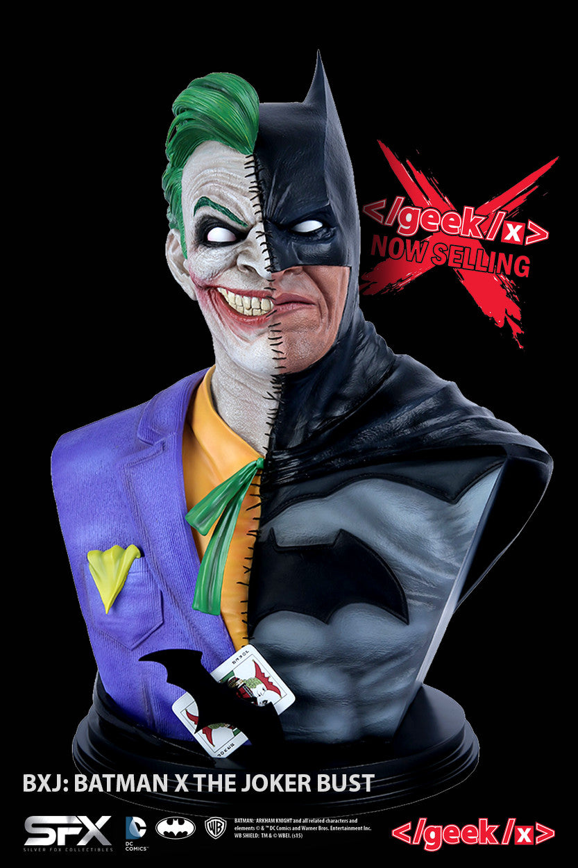 BXJ: BATMAN X THE JOKER BUST - Silver Fox Collectibles