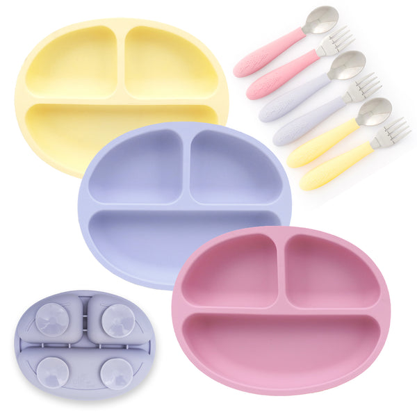 Silicone Baby Plate Set - Kids & Babies