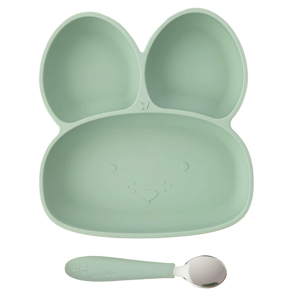 Plum Silicone Suction Plate for babies and kids