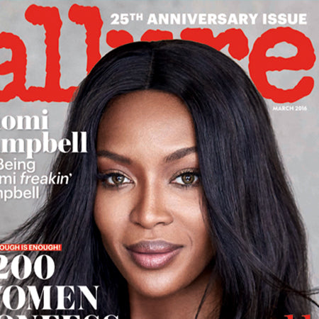 Naomi Campbell Credits Rescueskin in Allure Magazine